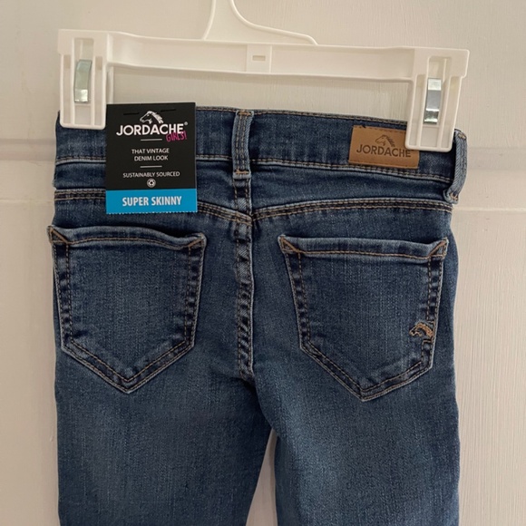 NWT Girls Jordache Super Skinny Jeans. Size 5 - Picture 7 of 8
